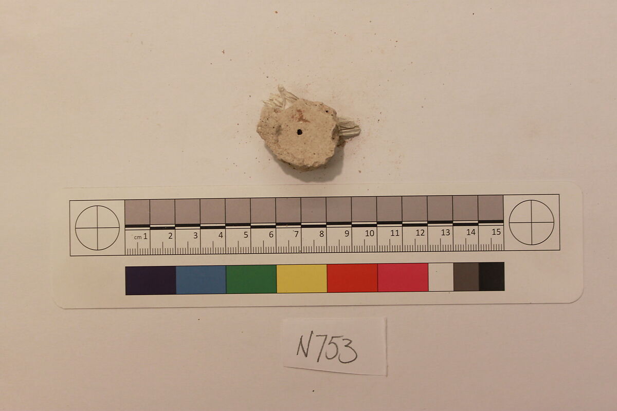 Stucco Fragment, Stucco; carved