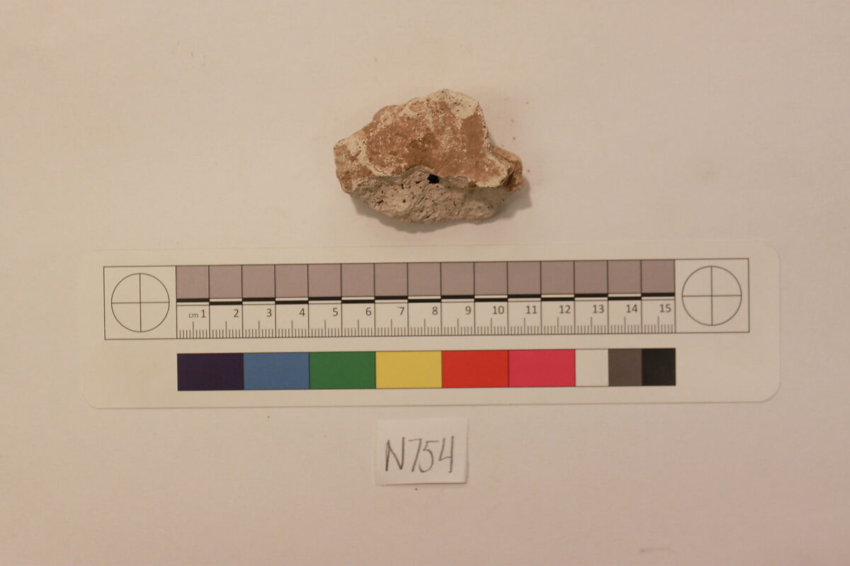 Stucco Fragment, Stucco; carved