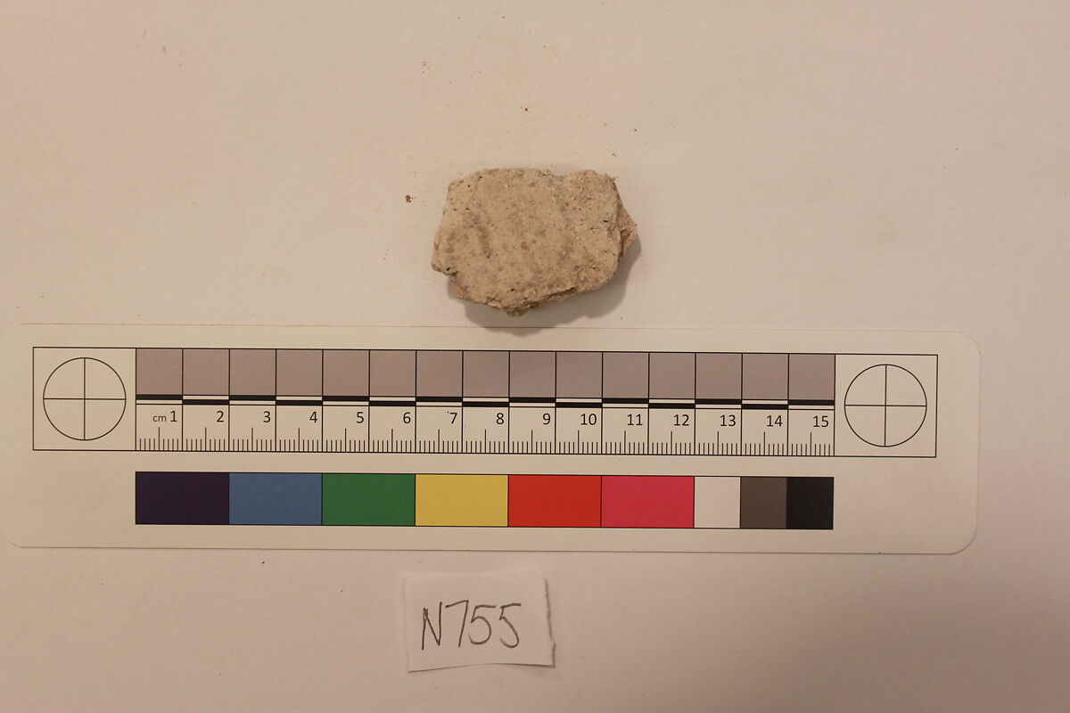 Stucco Fragment, Stucco; carved