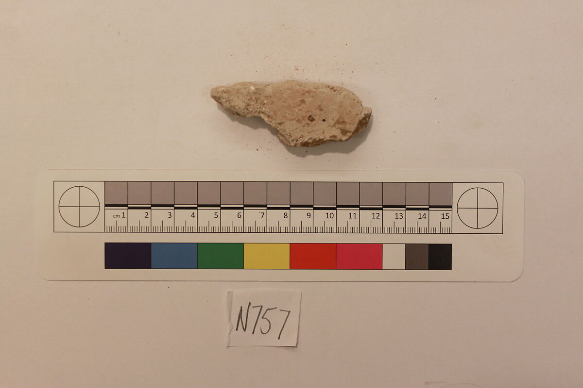 Stucco Fragment, Stucco; carved