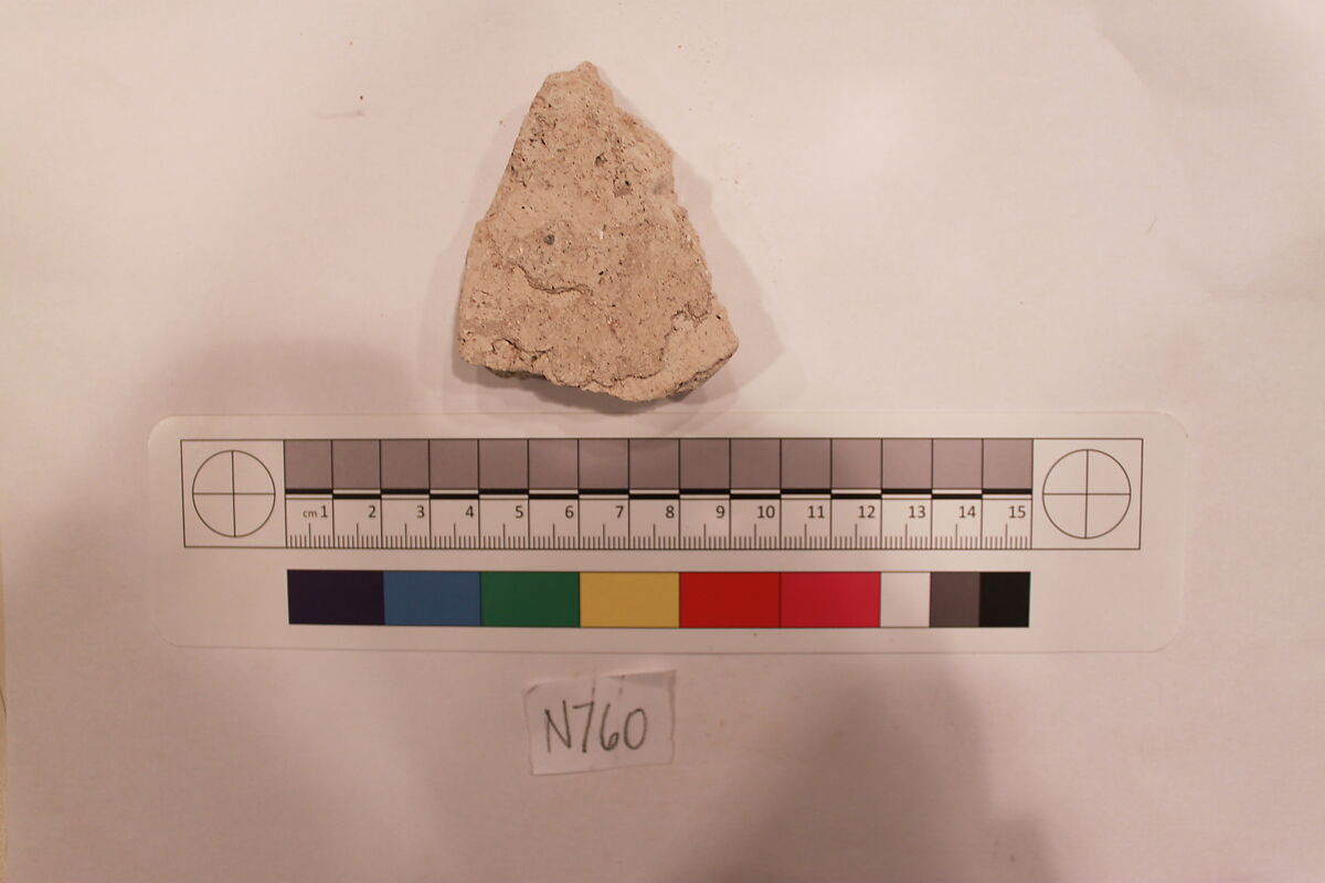 Stucco Fragment, Stucco; carved