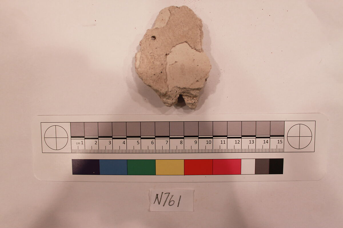 Stucco Fragment, Stucco; carved
