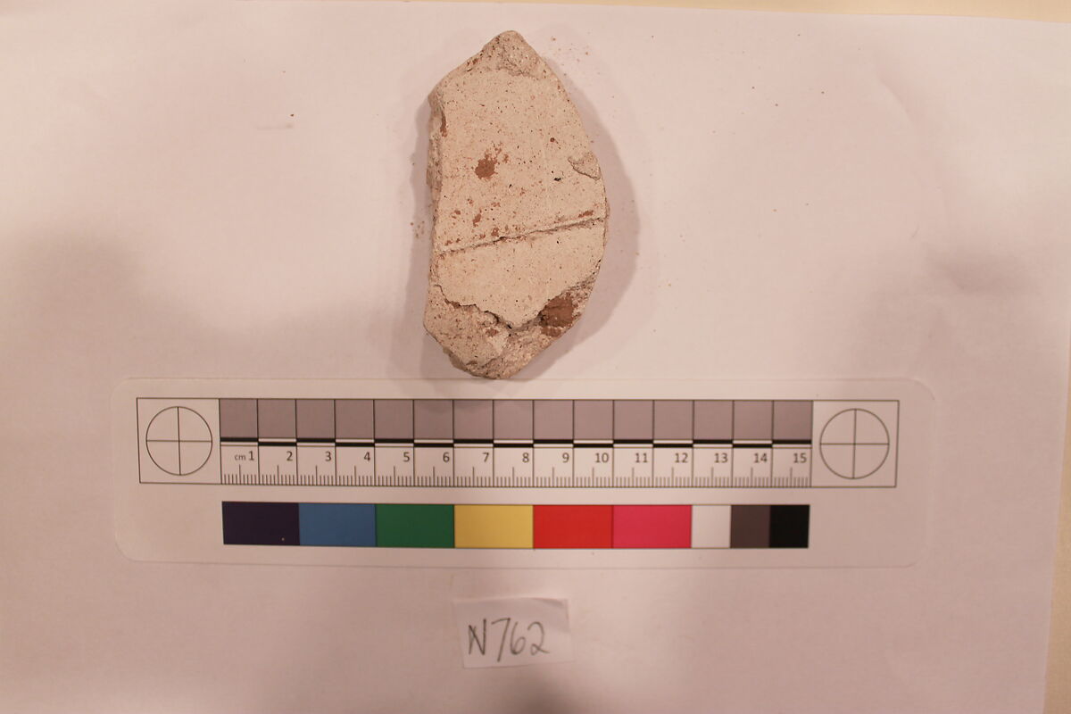 Stucco Fragment, Stucco; carved