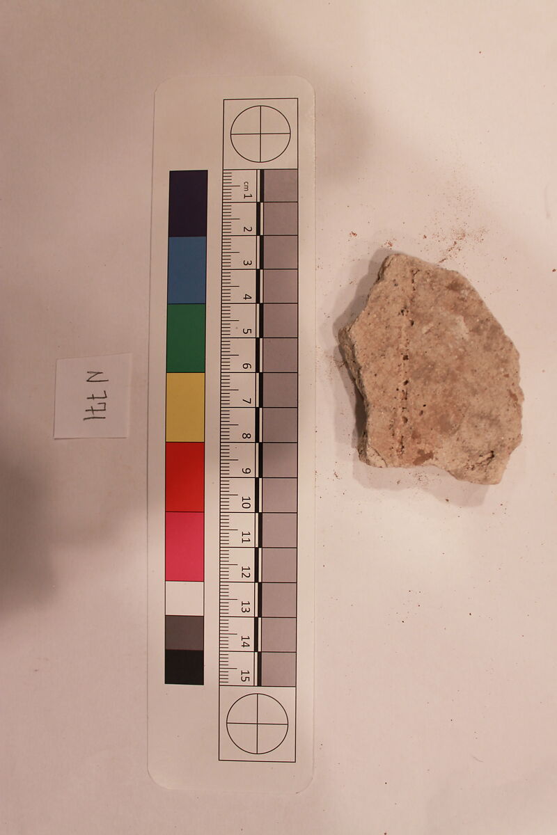 Stucco Fragment, Stucco; carved