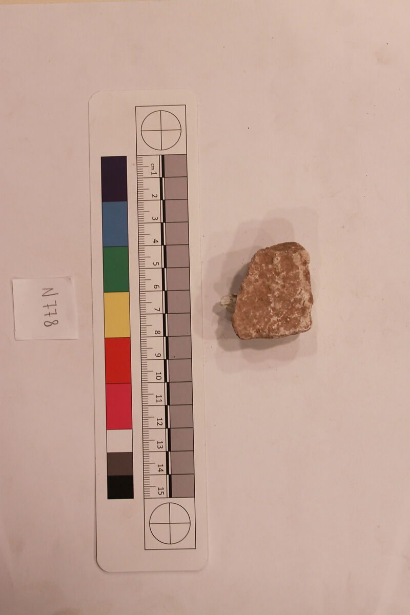 Stucco Fragment, Stucco; carved