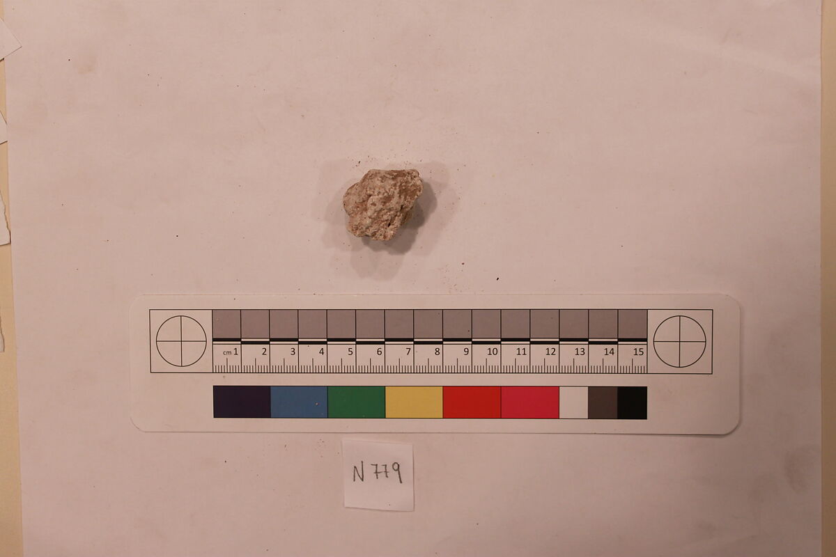 Stucco Fragment, Stucco; carved, painted (?)