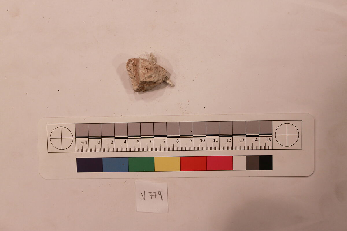 Stucco Fragment, Stucco; carved, painted (?) 