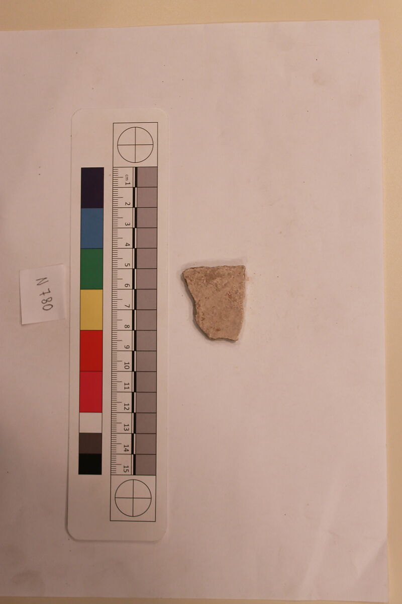 Stucco Fragment, Stucco; carved, painted (?)