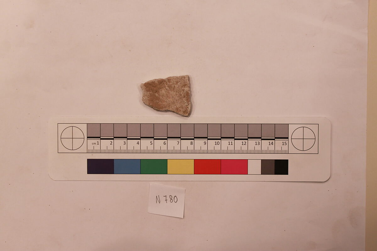 Stucco Fragment, Stucco; carved, painted (?) 