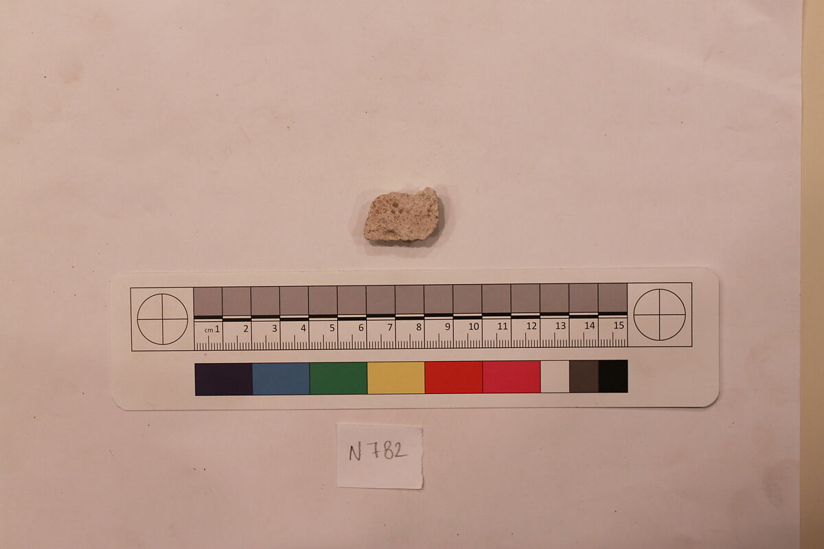 Stucco Fragment, Stucco; carved