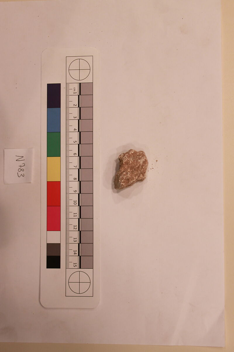 Stucco Fragment, Stucco; carved