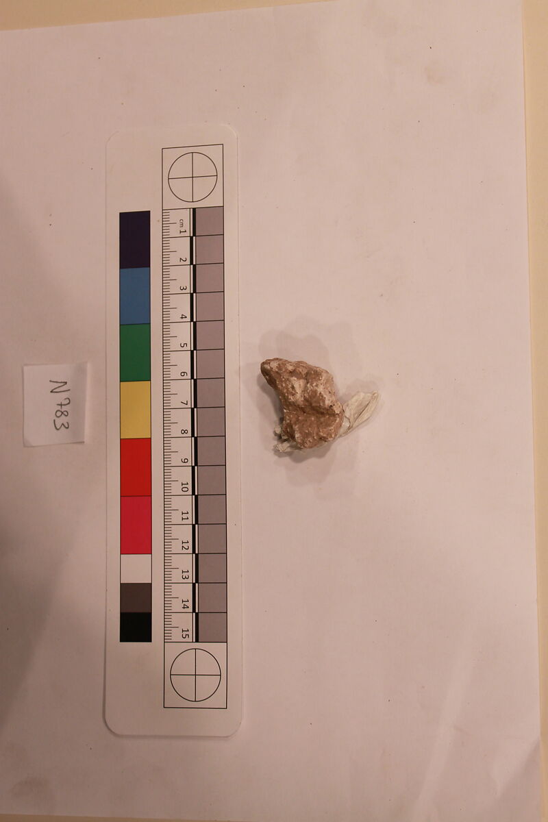 Stucco Fragment, Stucco; carved 