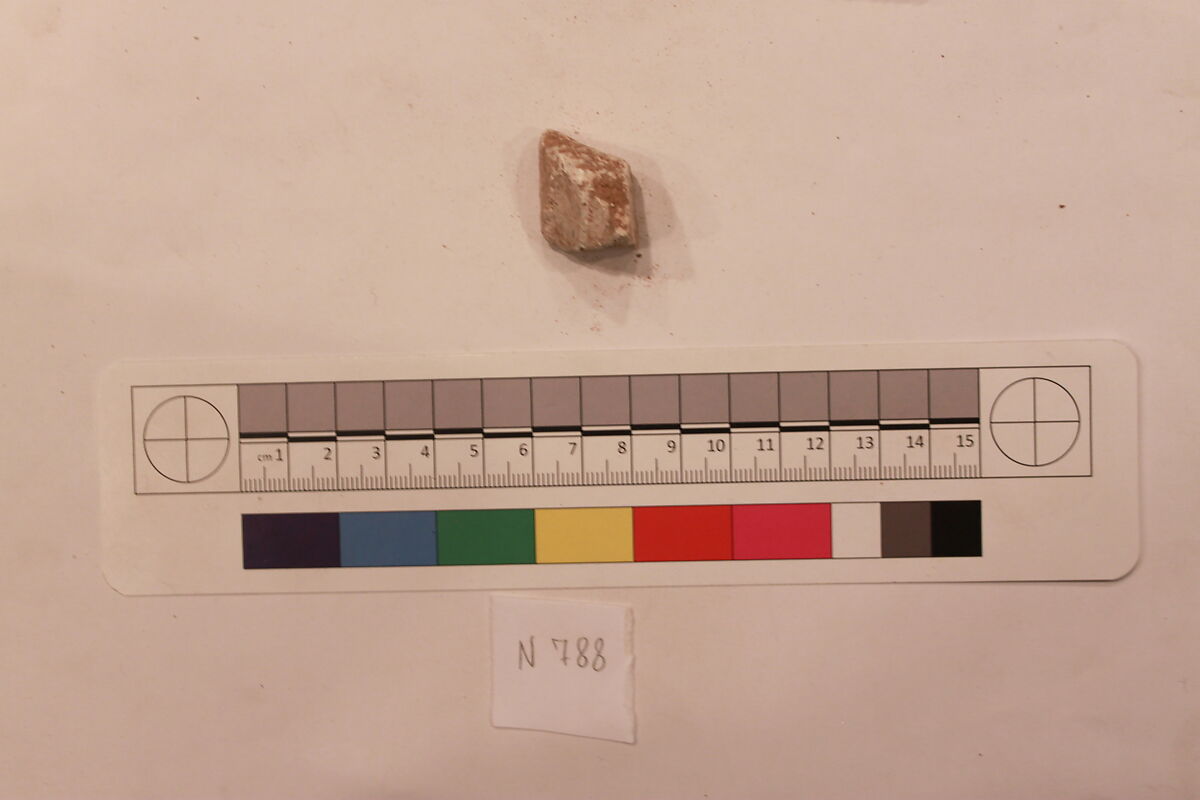 Stucco Fragment, Stucco; carved