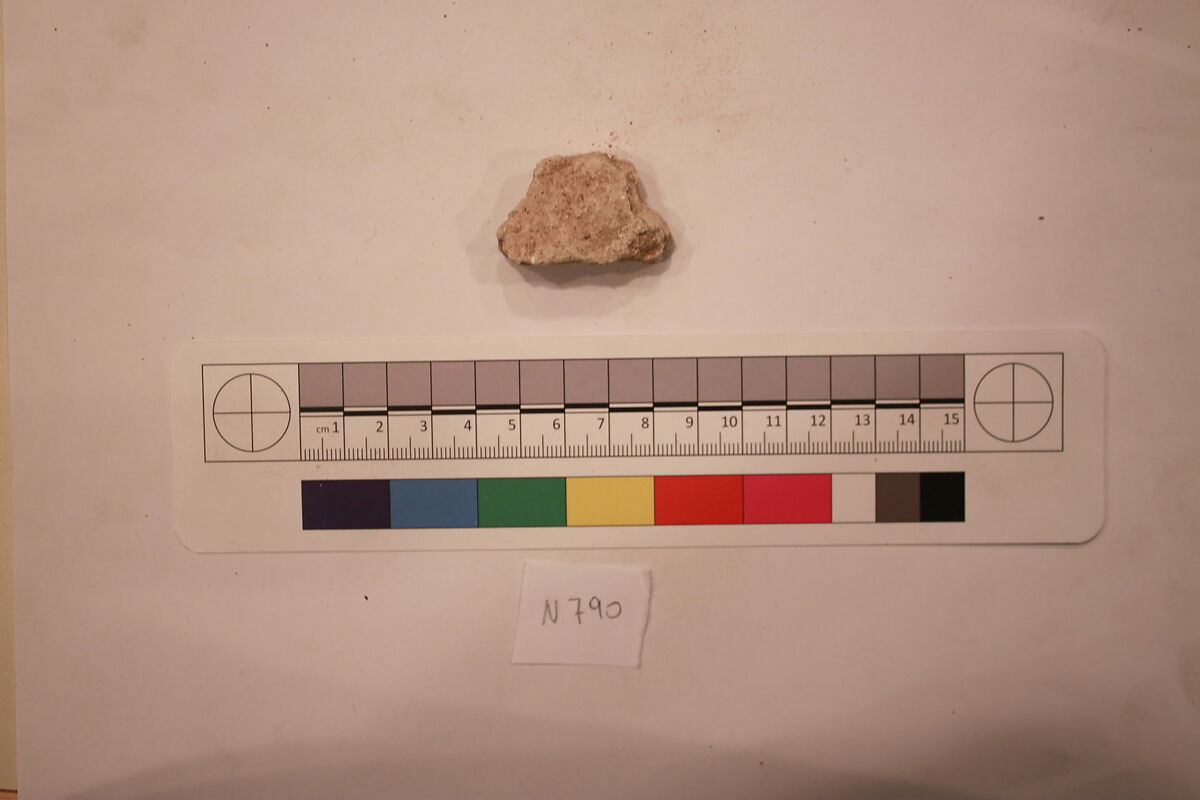 Stucco Fragment, Stucco; carved