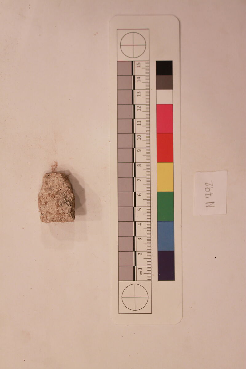 Stucco Fragment, Stucco; carved