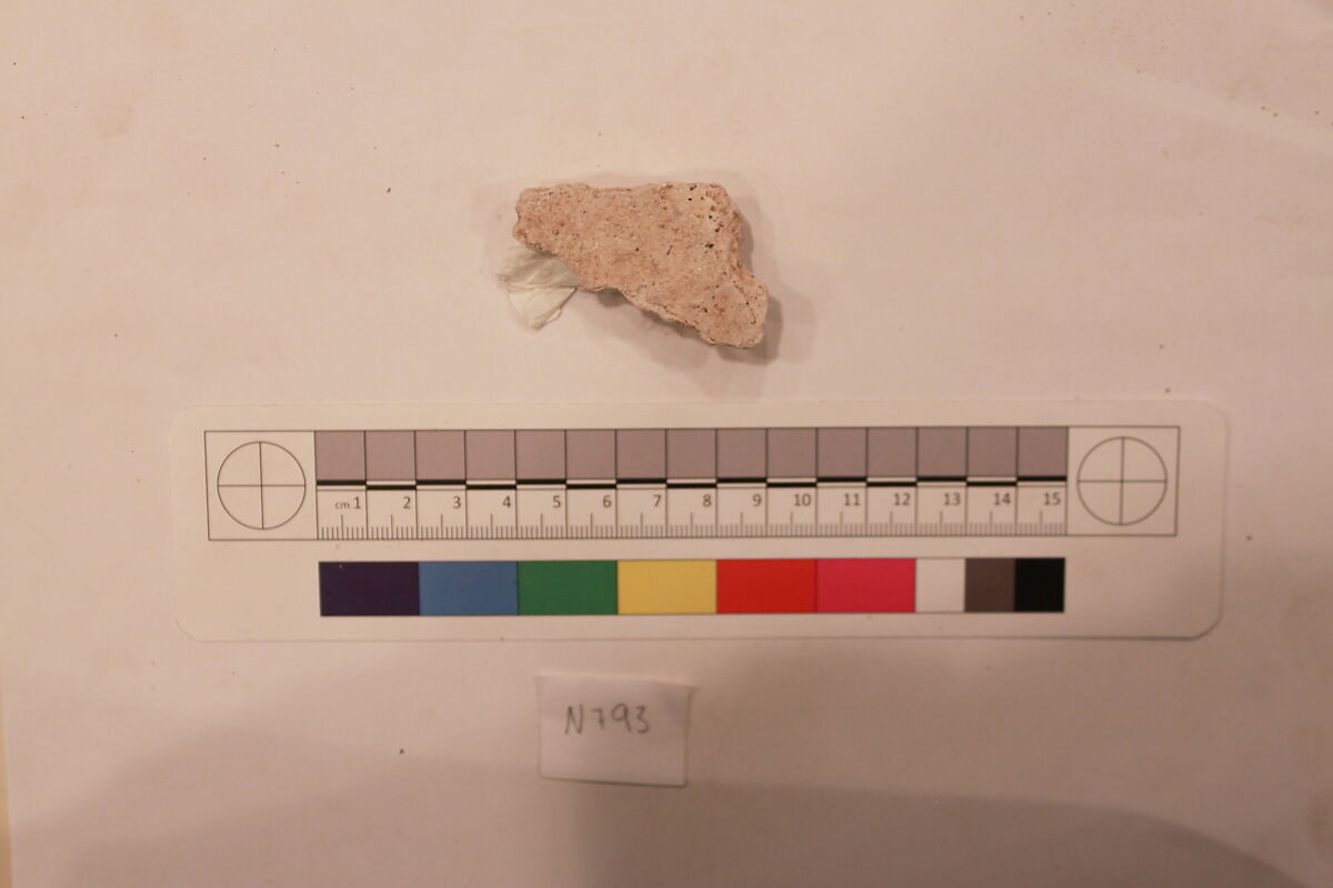 Stucco Fragment, Stucco; carved