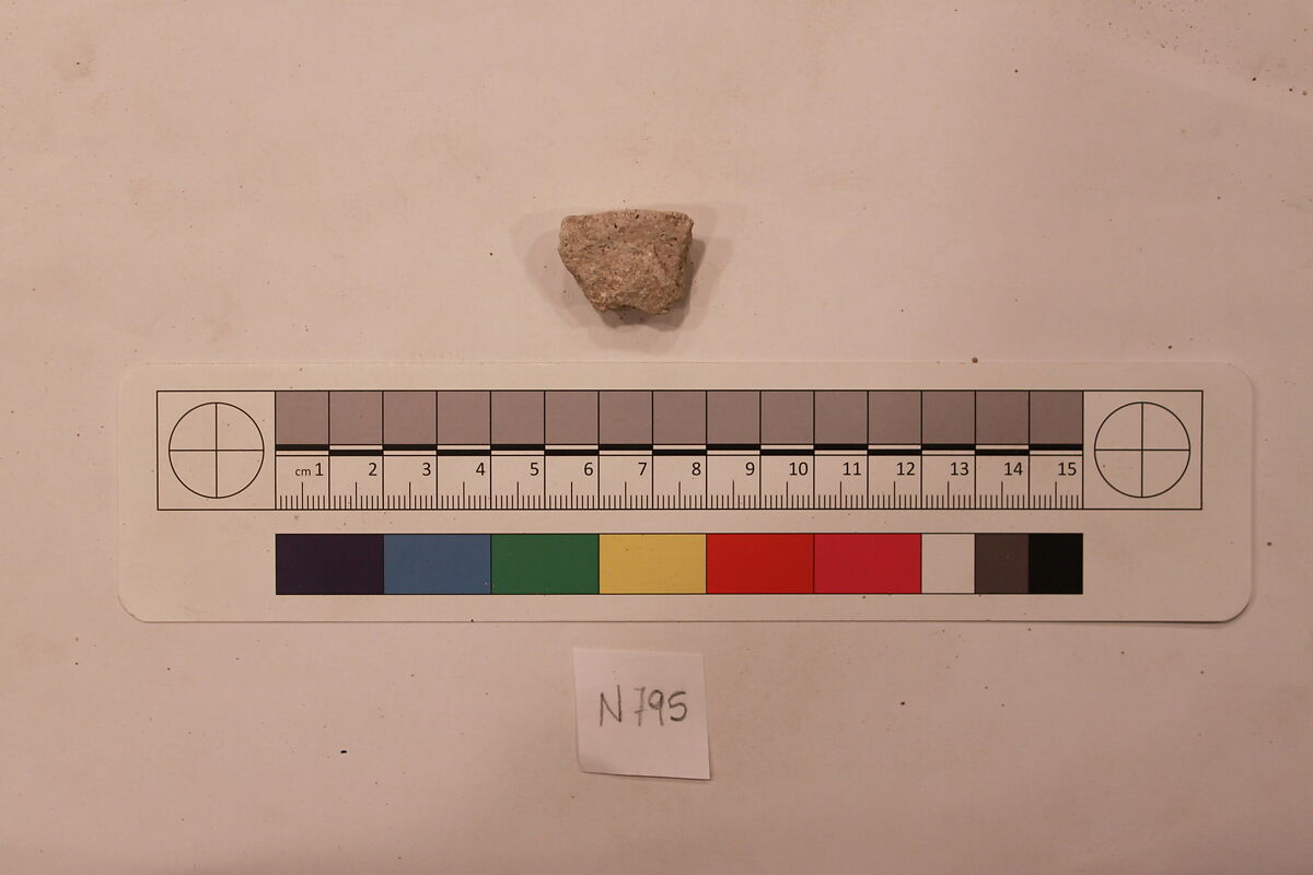 Stucco Fragment, Stucco; carved