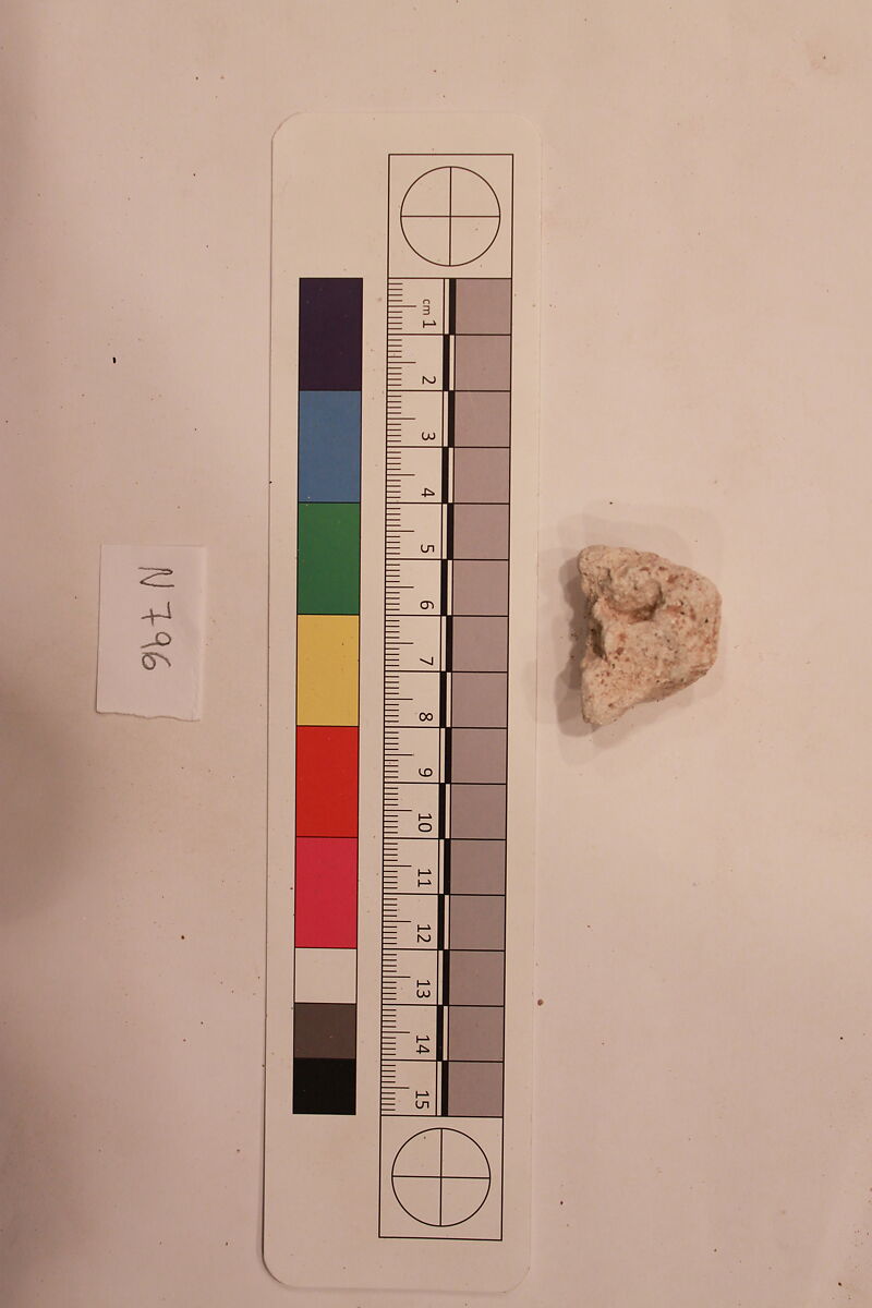 Stucco Fragment, Stucco; carved