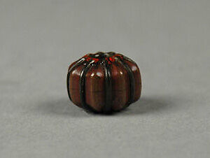 Ojime in the Shape of a Melon, Metalwork, Japan