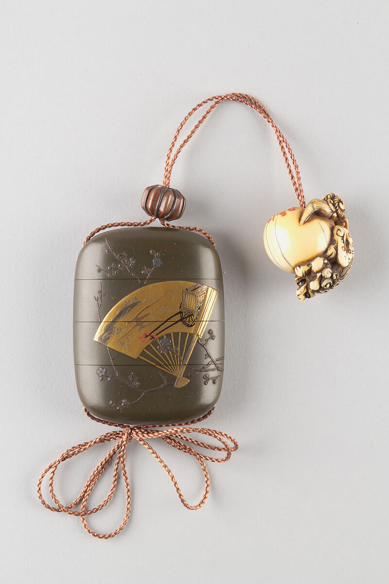 Ojime in the Shape of a Melon, Metalwork, Japan