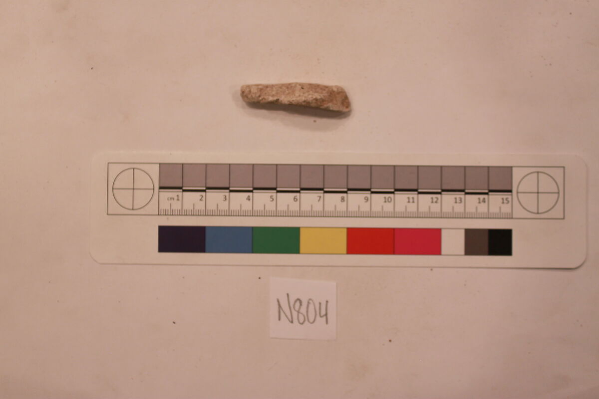 Stucco Fragment, Stucco; carved, painted