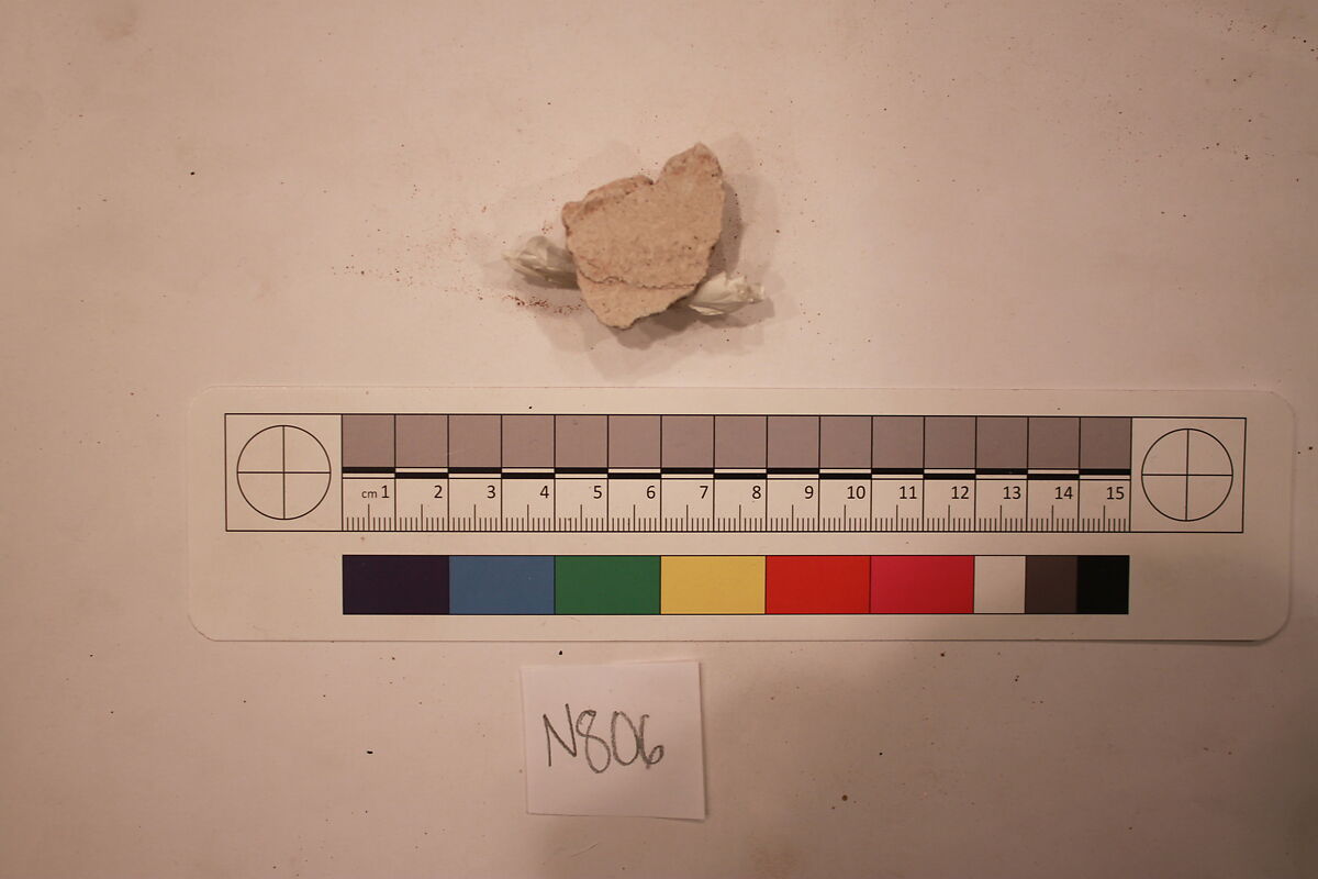 Stucco Fragment, Stucco; carved