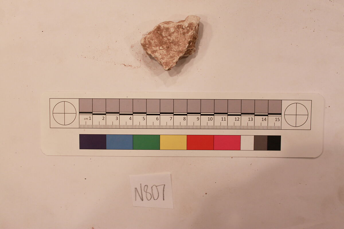 Stucco Fragment, Stucco; carved