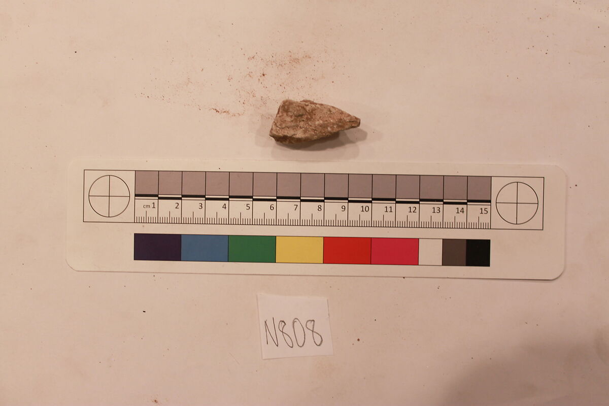 Stucco Fragment, Stucco; carved