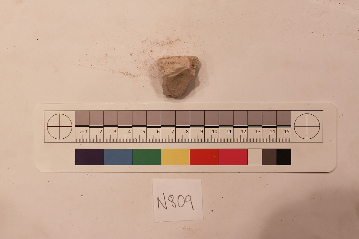 Stucco Fragment, Stucco; carved