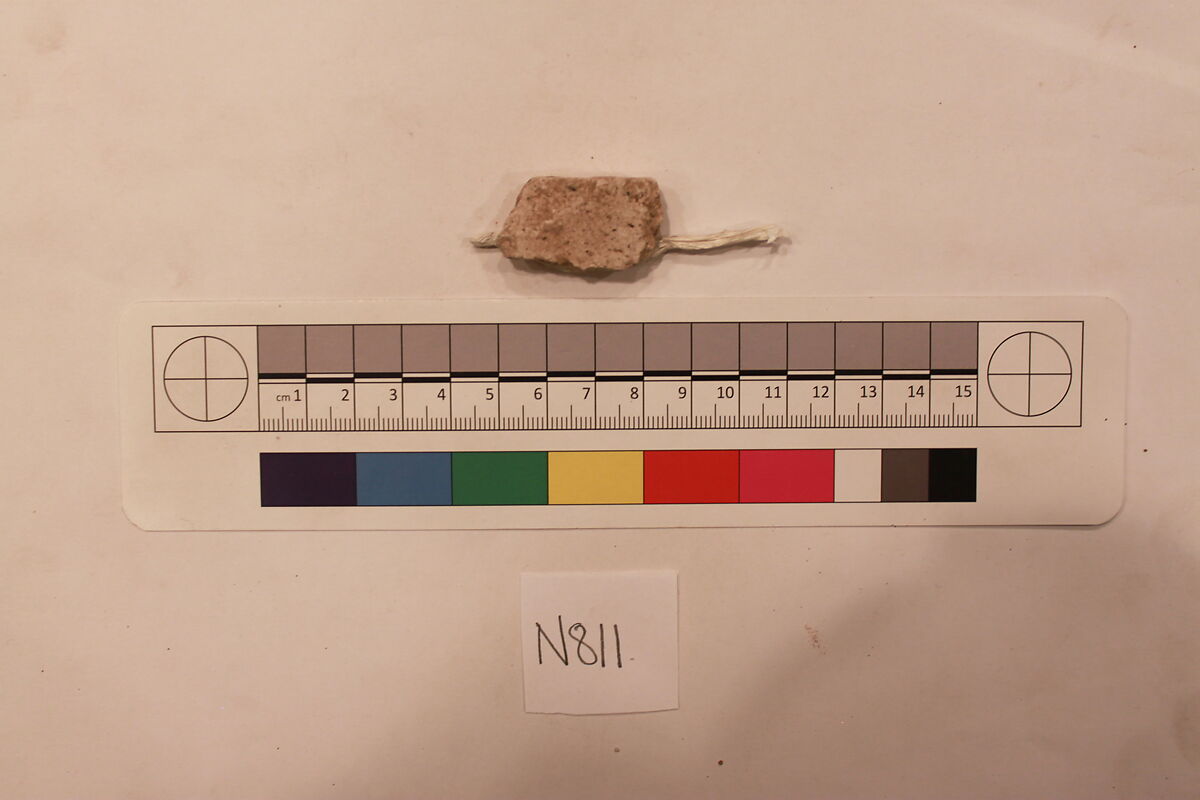 Stucco Fragment, Stucco; carved
