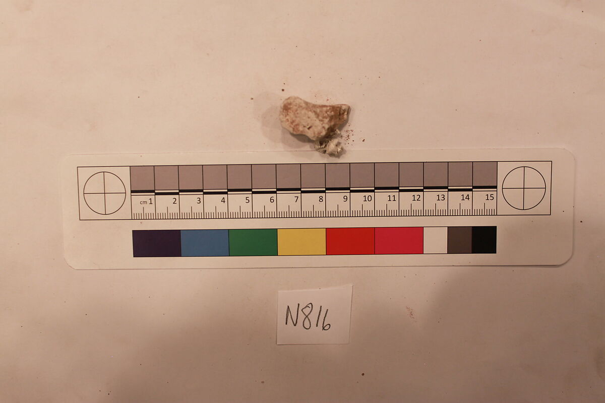 Stucco Fragment, Stucco; carved