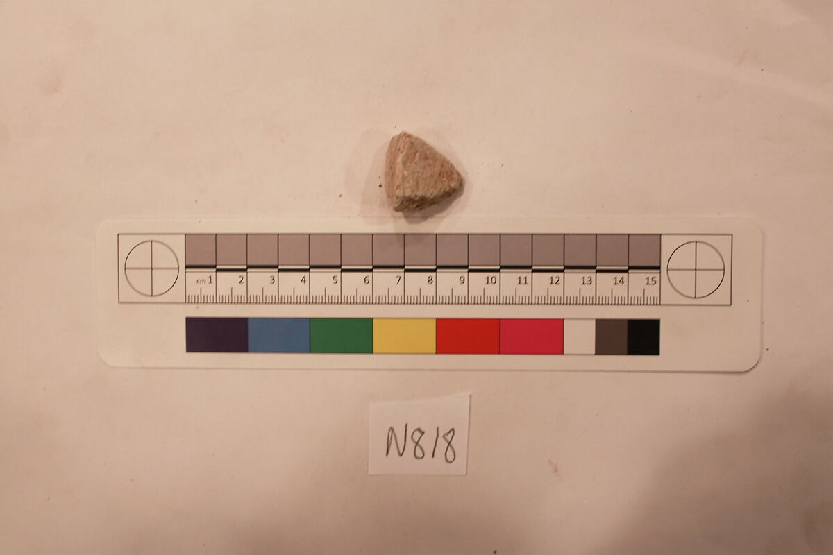 Stucco Fragment, Stucco; carved