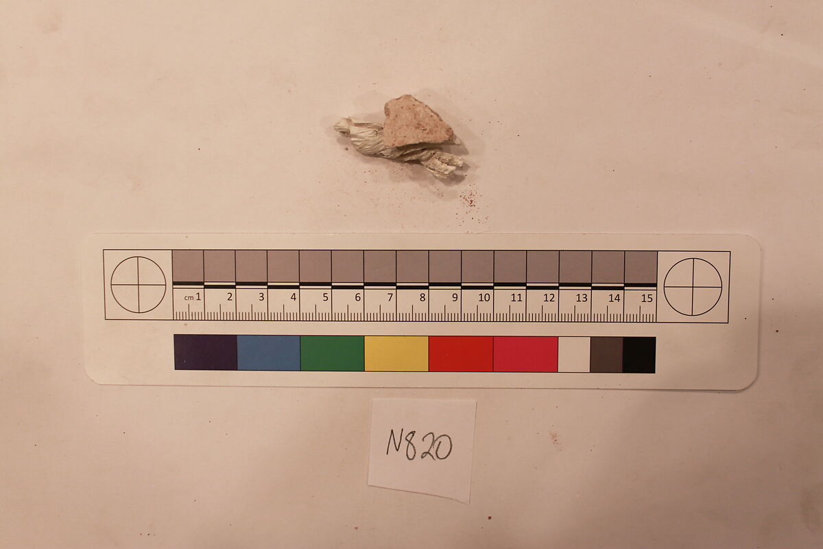 Stucco Fragment, Stucco; carved