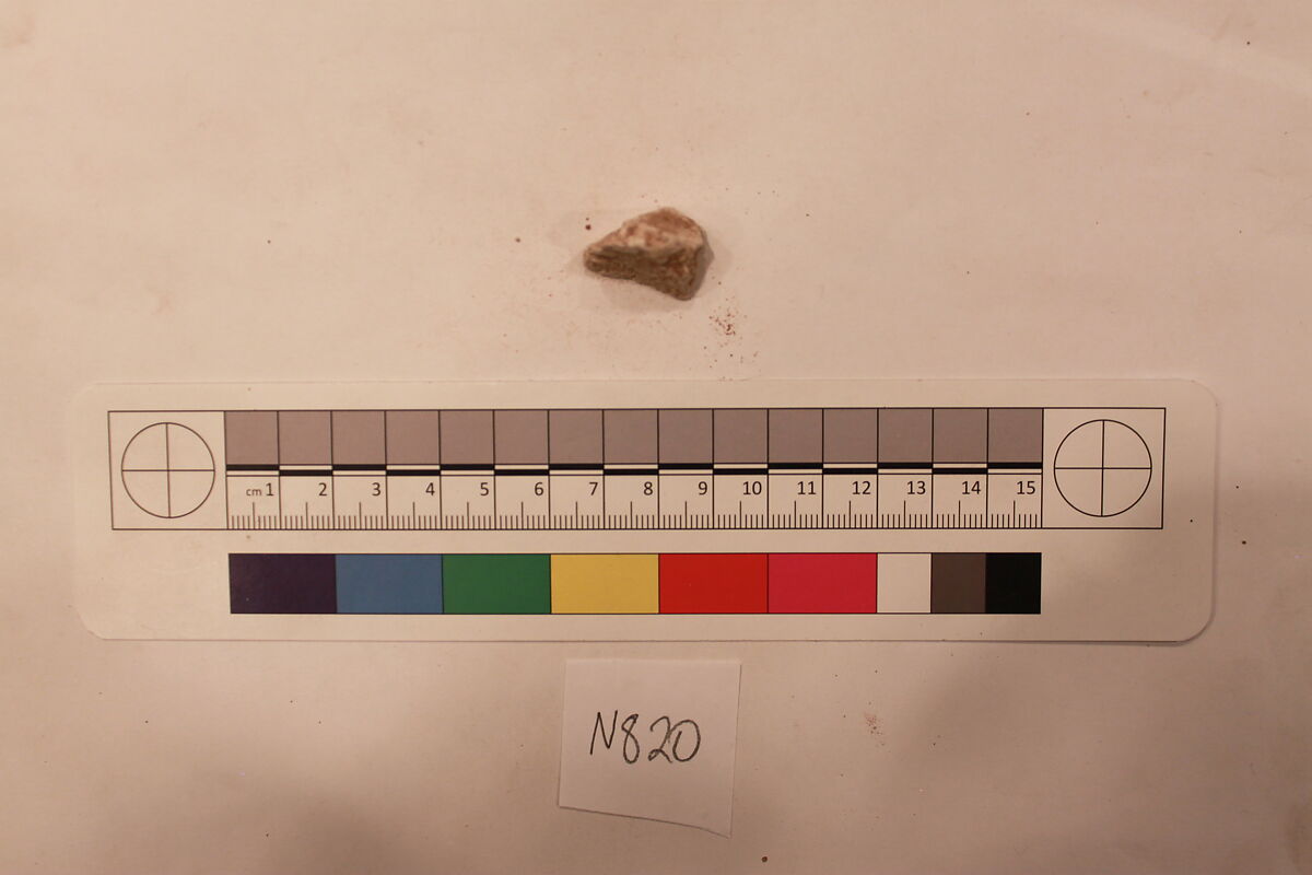 Stucco Fragment, Stucco; carved