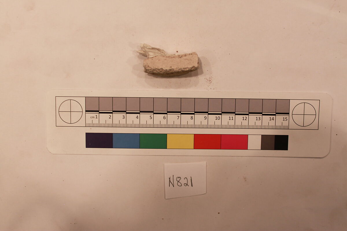 Stucco Fragment, Stucco; carved