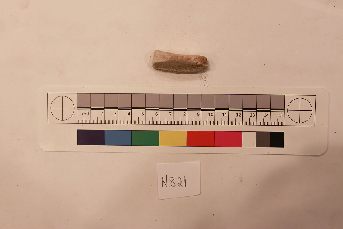 Stucco Fragment, Stucco; carved 
