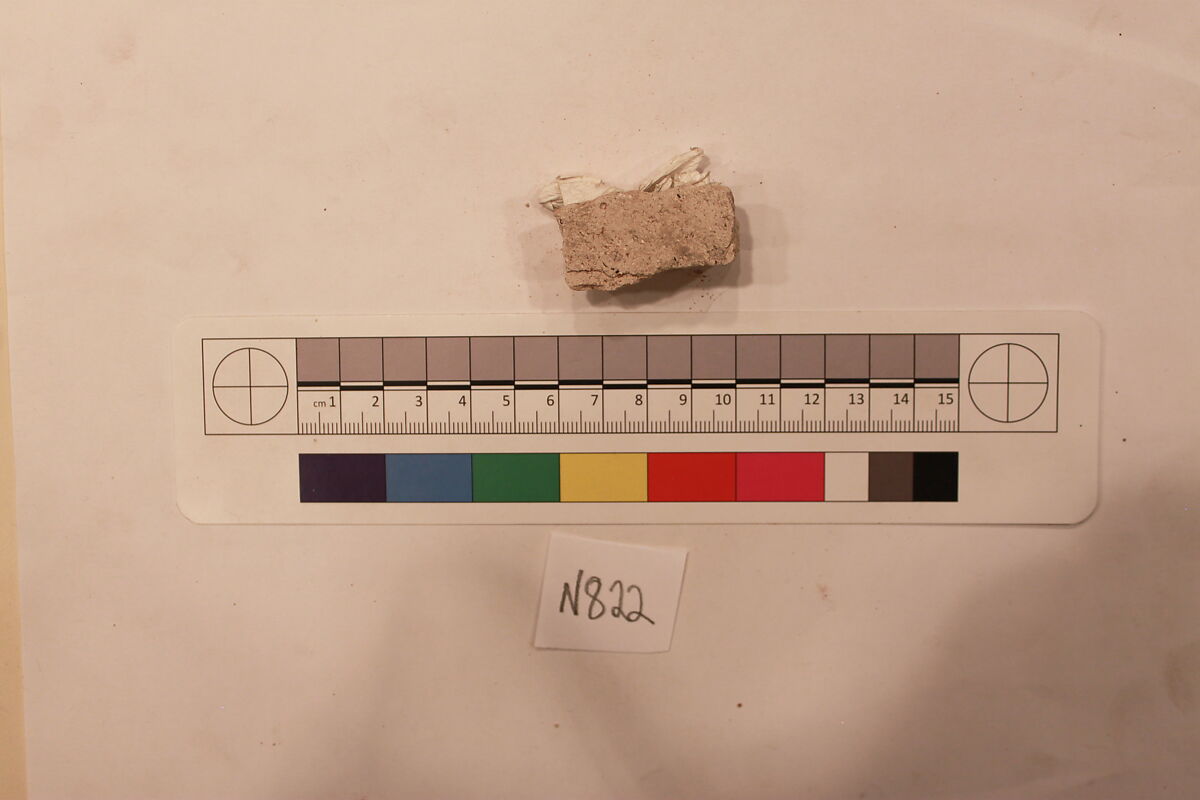Stucco Fragment, Stucco; carved