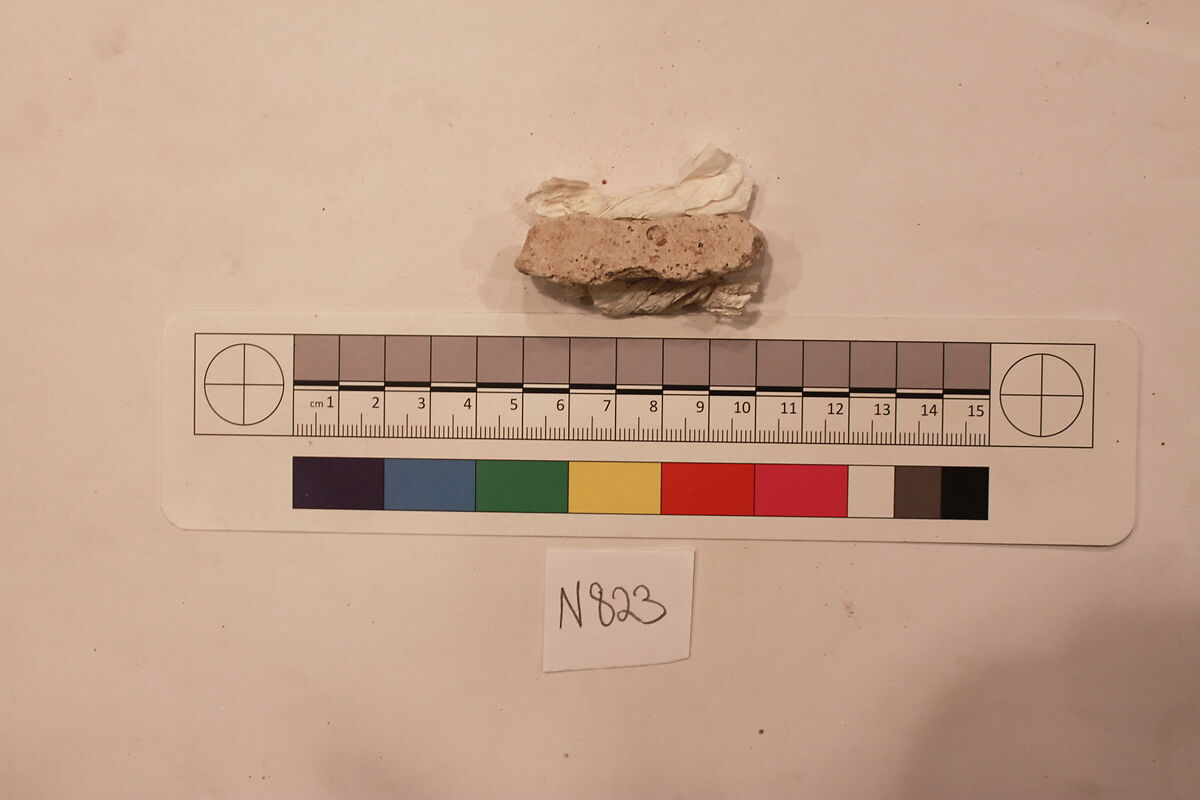 Stucco Fragment, Stucco; carved