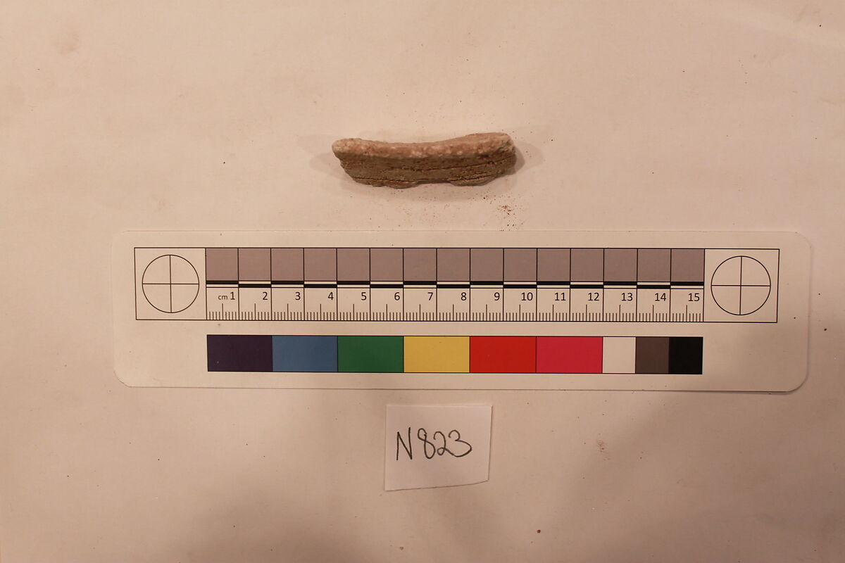 Stucco Fragment, Stucco; carved 