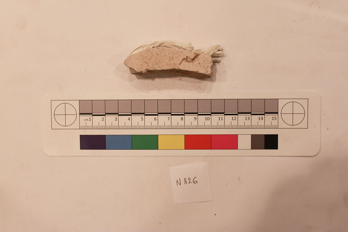 Stucco Fragment, Stucco; carved