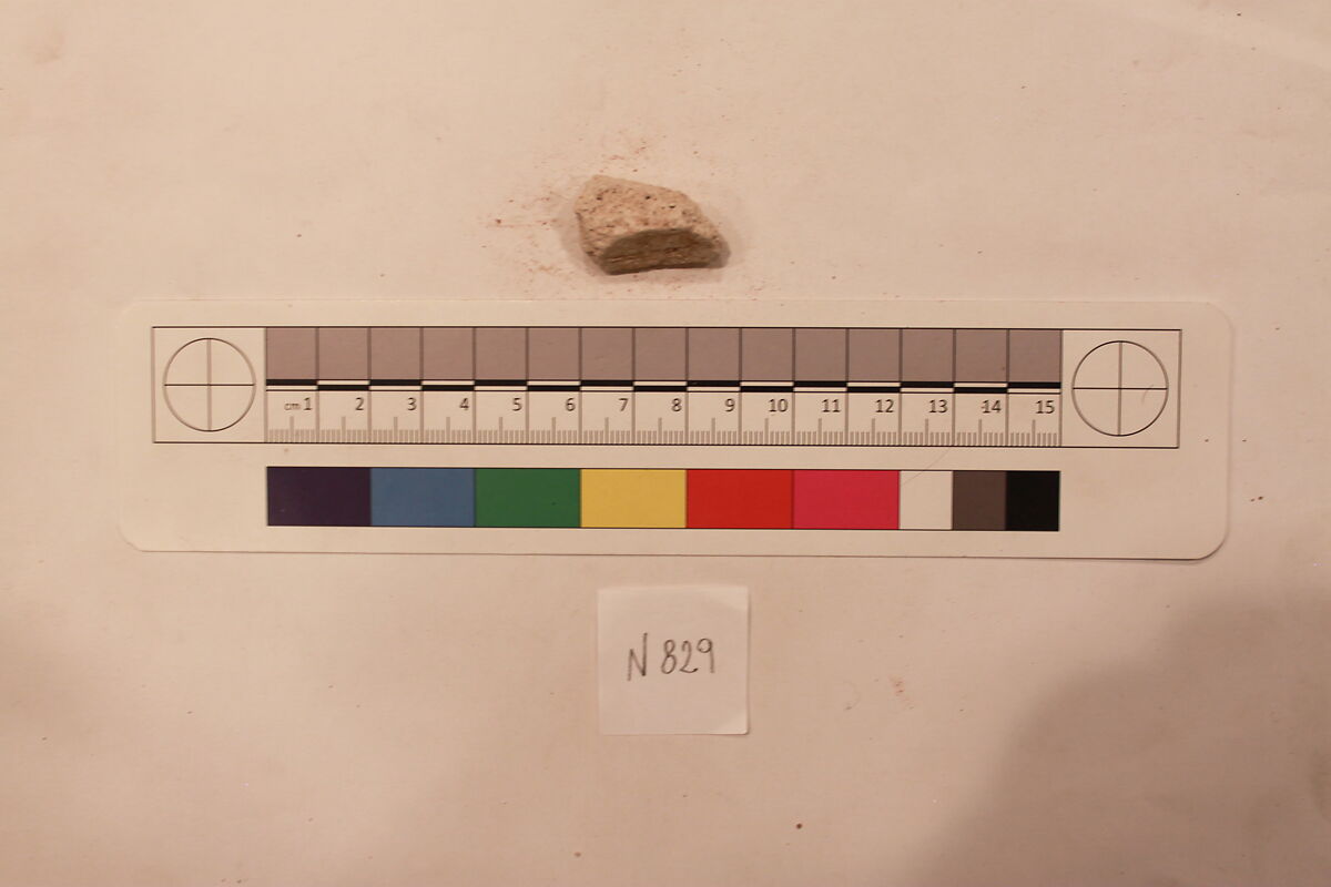 Stucco Fragment, Stucco; carved