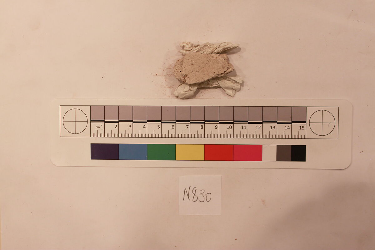 Stucco Fragment, Stucco; carved