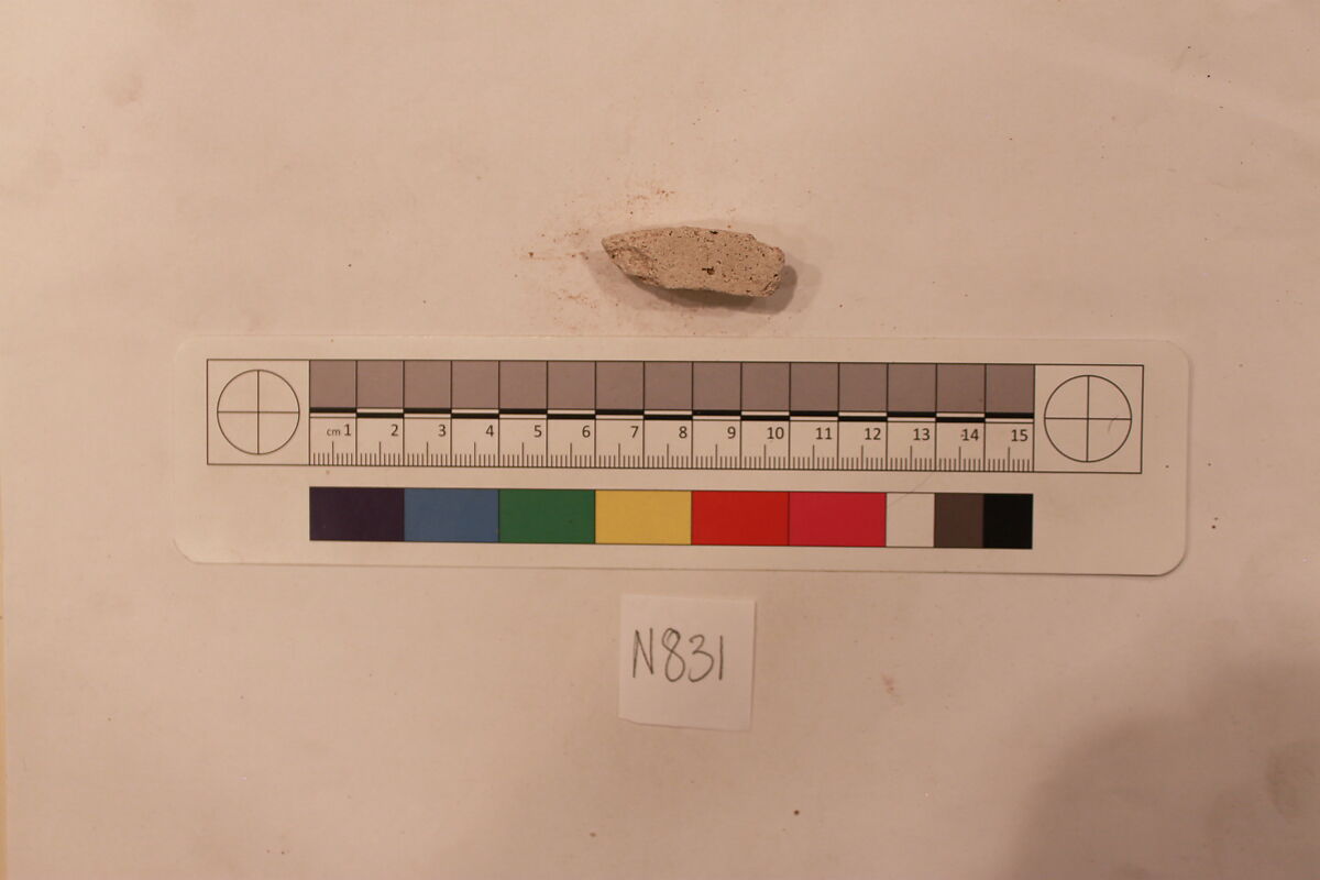 Stucco Fragment, Stucco; carved