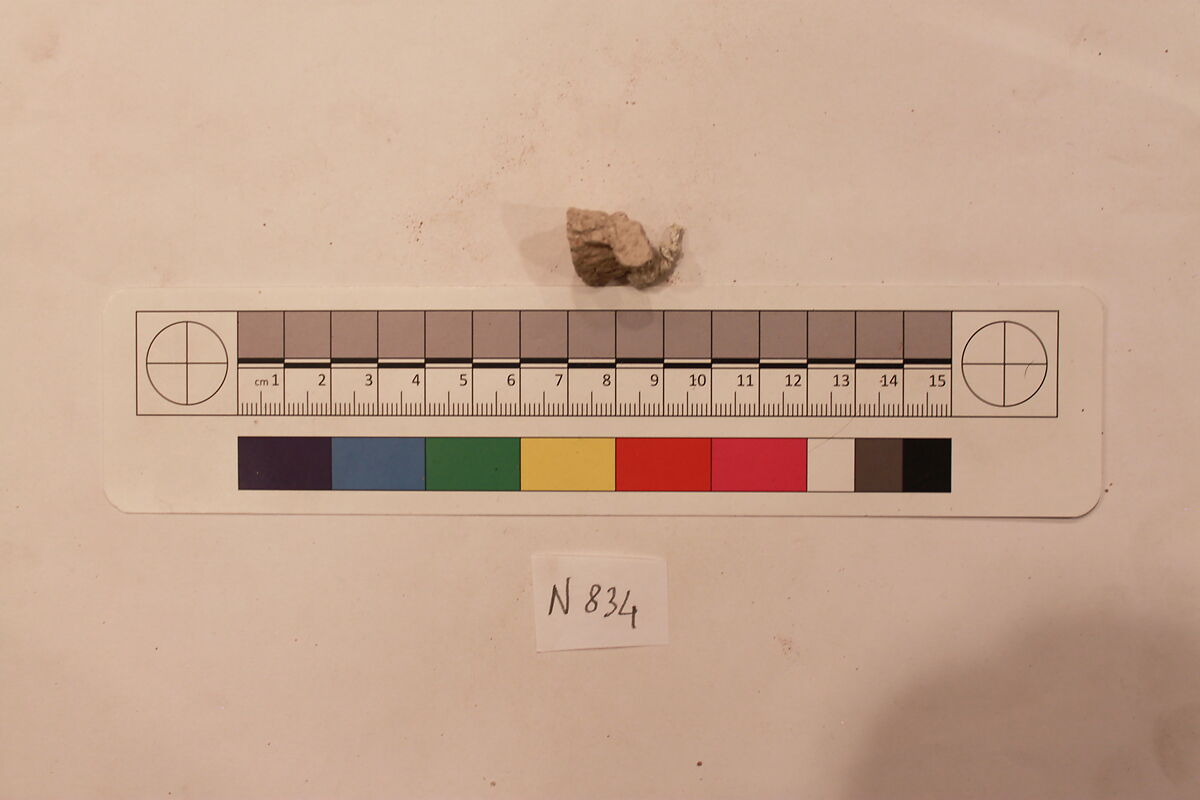 Stucco Fragment, Stucco; carved