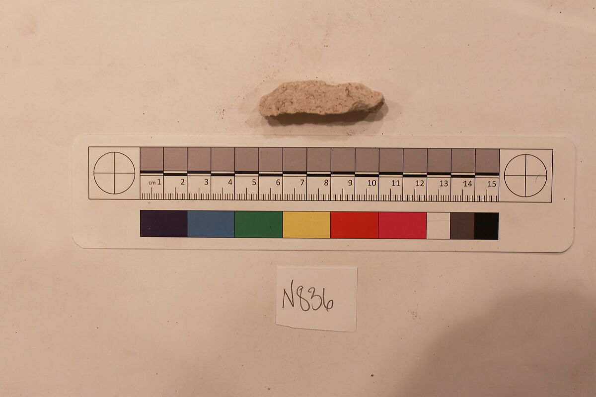 Stucco Fragment, Stucco; carved