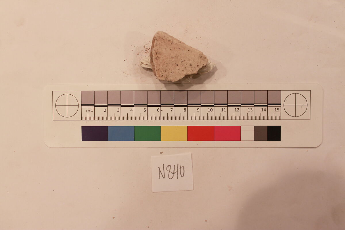 Stucco Fragment, Stucco; carved