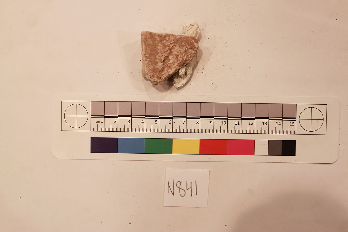 Stucco Fragment, Stucco; carved