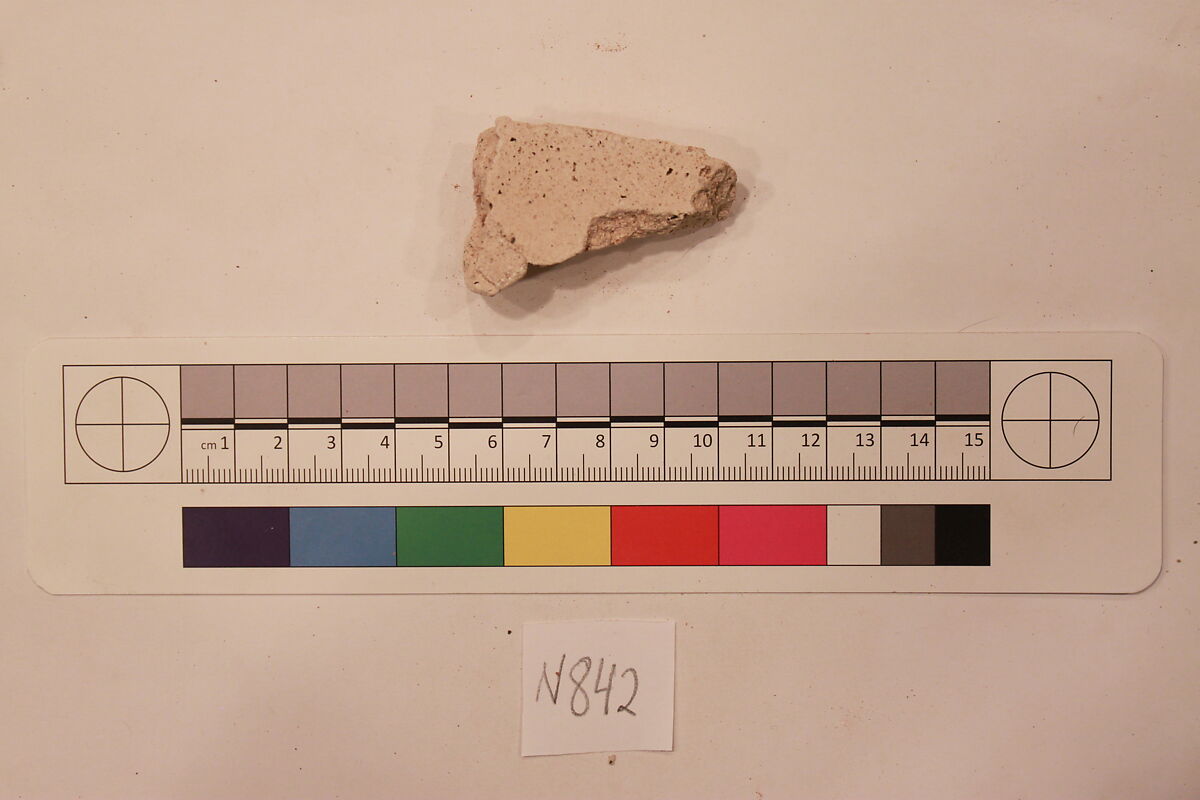 Stucco Fragment, Stucco; carved