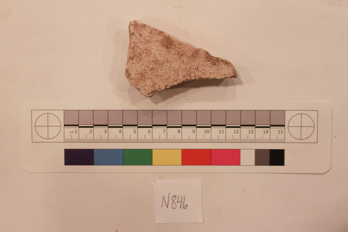 Stucco Fragment, Stucco; carved