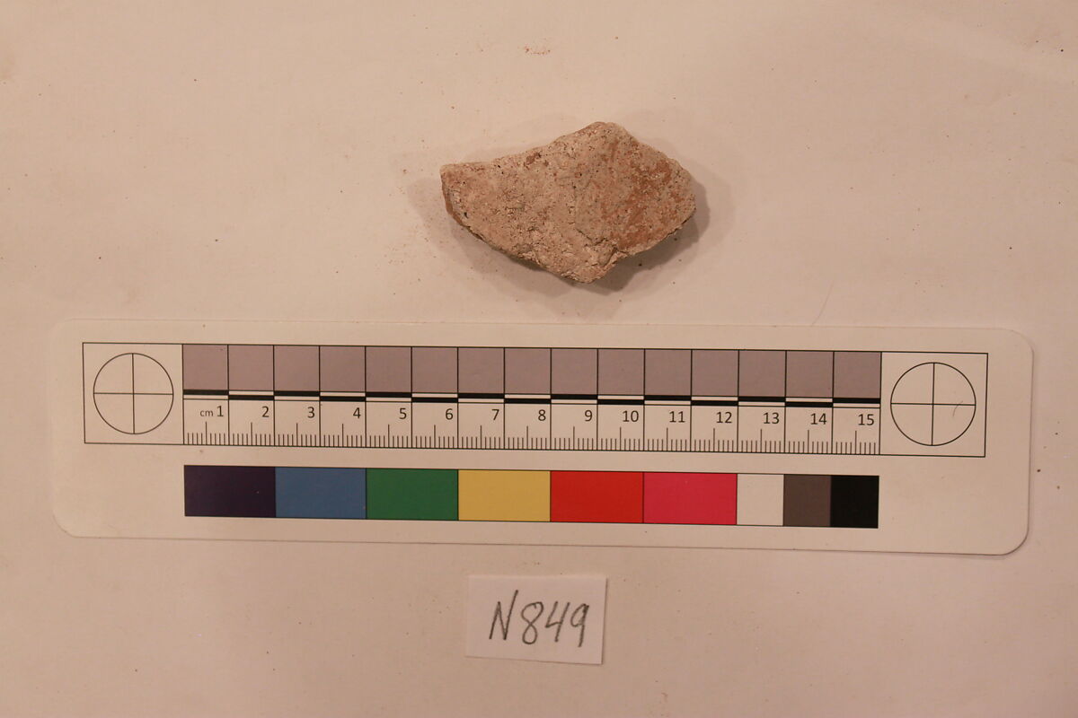 Stucco Fragment, Stucco; carved